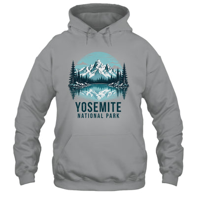 Yosemite National Park Retro Mountain Lake Outdoor Hiking Shirt & Tank Top | siriusteestore