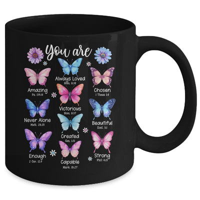 You Are Butterfly Beautiful Christian Religious Bible Verse Mug | siriusteestore