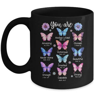 You Are Butterfly Beautiful Christian Religious Bible Verse Mug | siriusteestore