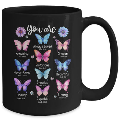 You Are Butterfly Beautiful Christian Religious Bible Verse Mug | siriusteestore