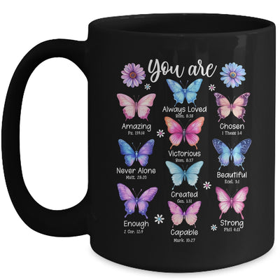 You Are Butterfly Beautiful Christian Religious Bible Verse Mug | siriusteestore