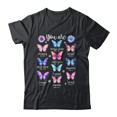 You Are Butterfly Beautiful Christian Religious Bible Verse Shirt & Tank Top | siriusteestore