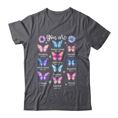 You Are Butterfly Beautiful Christian Religious Bible Verse Shirt & Tank Top | siriusteestore