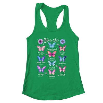 You Are Butterfly Beautiful Christian Religious Bible Verse Shirt & Tank Top | siriusteestore