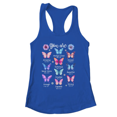 You Are Butterfly Beautiful Christian Religious Bible Verse Shirt & Tank Top | siriusteestore