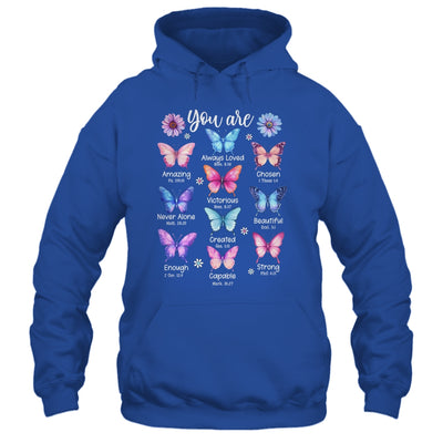You Are Butterfly Beautiful Christian Religious Bible Verse Shirt & Tank Top | siriusteestore