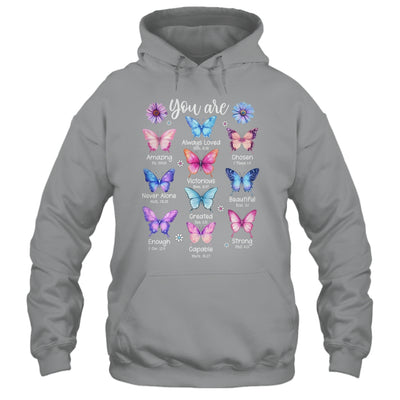 You Are Butterfly Beautiful Christian Religious Bible Verse Shirt & Tank Top | siriusteestore