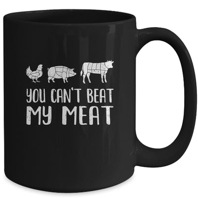 You Can't Beat My Meat Funny Chef BBQ Grilling Smoking Mug | siriusteestore