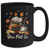 You Fall In Books Fall Open Coffee Book Reading Season Warm Mug | siriusteestore