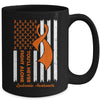 You'll Never Fight Alone Blood Cancer Leukemia Awareness Mug | siriusteestore