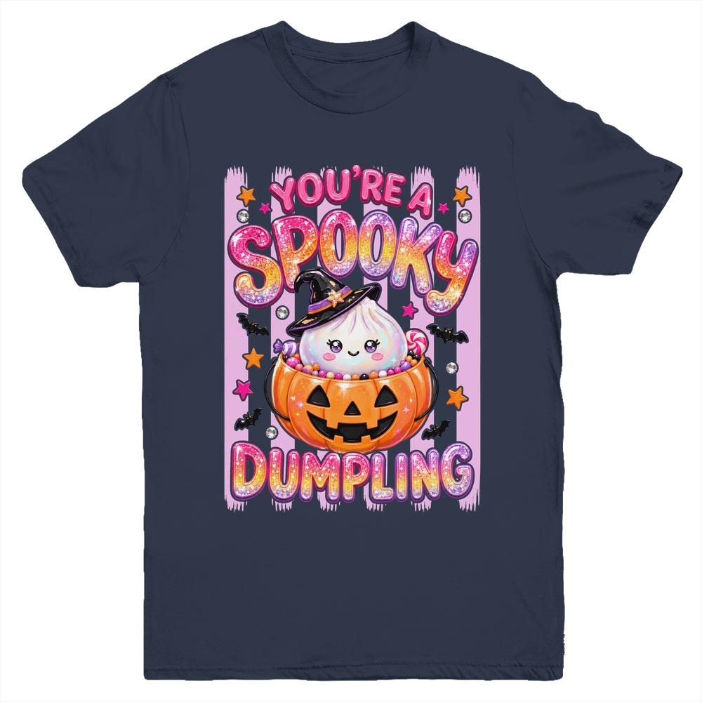 You're A Spooky Dumpling Halloween Kawaii Kawaii Witch Youth Shirt | siriusteestore