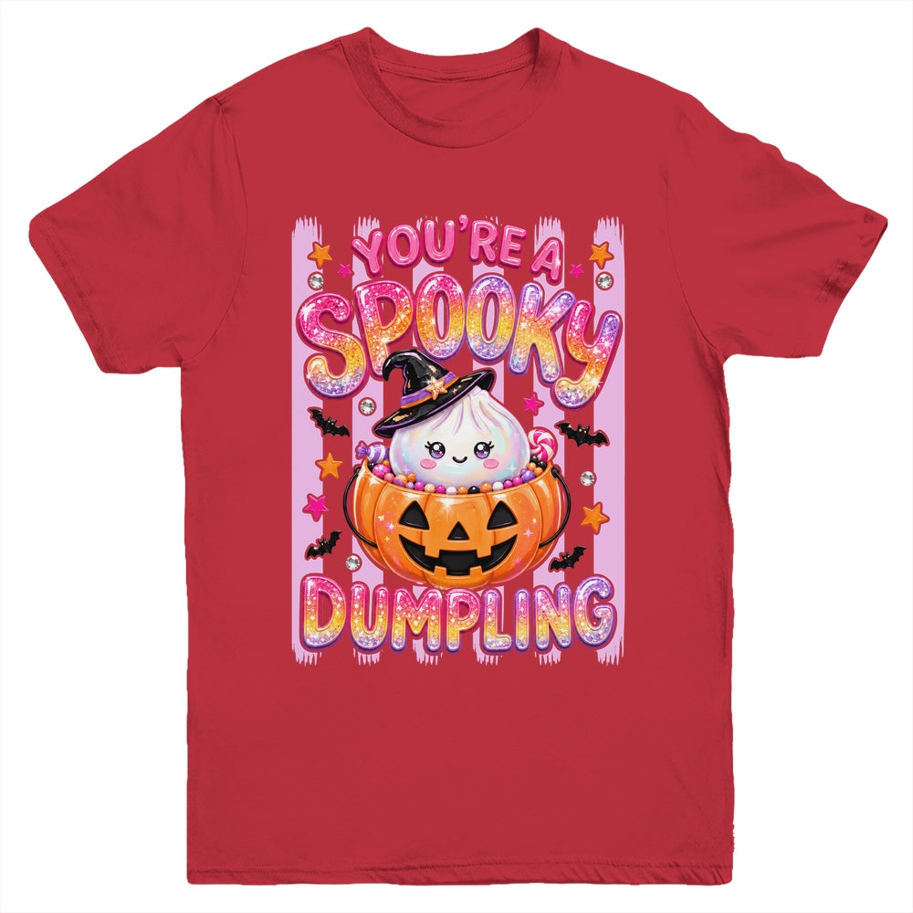 You're A Spooky Dumpling Halloween Kawaii Kawaii Witch Youth Shirt | siriusteestore