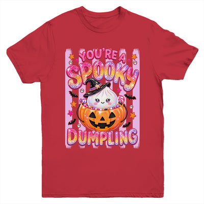 You're A Spooky Dumpling Halloween Kawaii Kawaii Witch Youth Shirt | siriusteestore