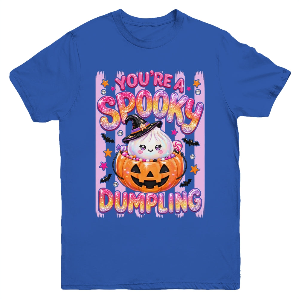 You're A Spooky Dumpling Halloween Kawaii Kawaii Witch Youth Shirt | siriusteestore