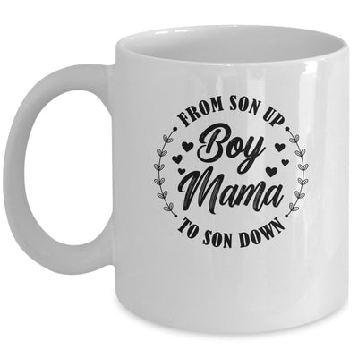 Young Mum From Son To Sun Down Mother's Day Funny Mum Cute Mug | siriusteestore
