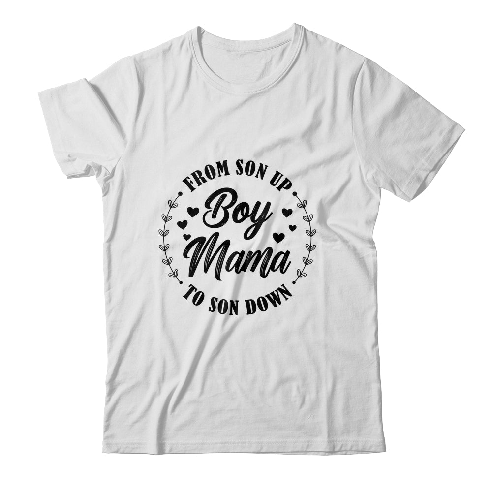 Young Mum From Son To Sun Down Mother's Day Funny Mum Cute Shirt & Tank Top | siriusteestore