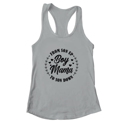 Young Mum From Son To Sun Down Mother's Day Funny Mum Cute Shirt & Tank Top | siriusteestore