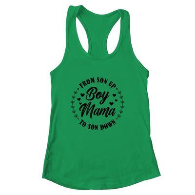 Young Mum From Son To Sun Down Mother's Day Funny Mum Cute Shirt & Tank Top | siriusteestore