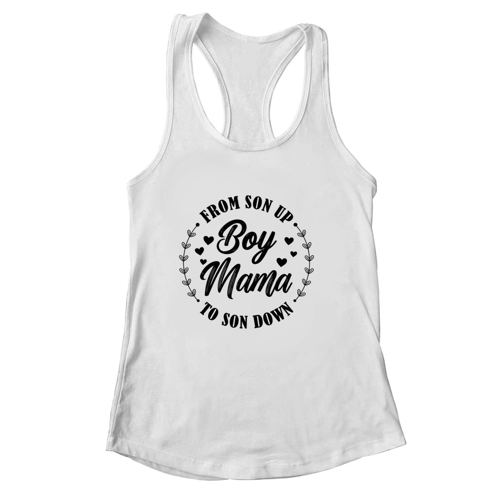 Young Mum From Son To Sun Down Mother's Day Funny Mum Cute Shirt & Tank Top | siriusteestore