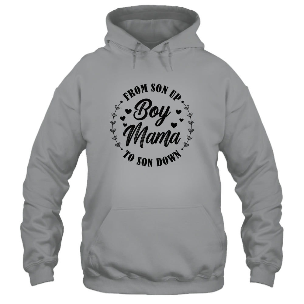 Young Mum From Son To Sun Down Mother's Day Funny Mum Cute Shirt & Tank Top | siriusteestore