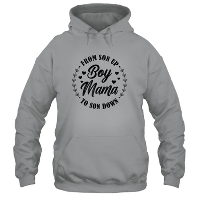Young Mum From Son To Sun Down Mother's Day Funny Mum Cute Shirt & Tank Top | siriusteestore