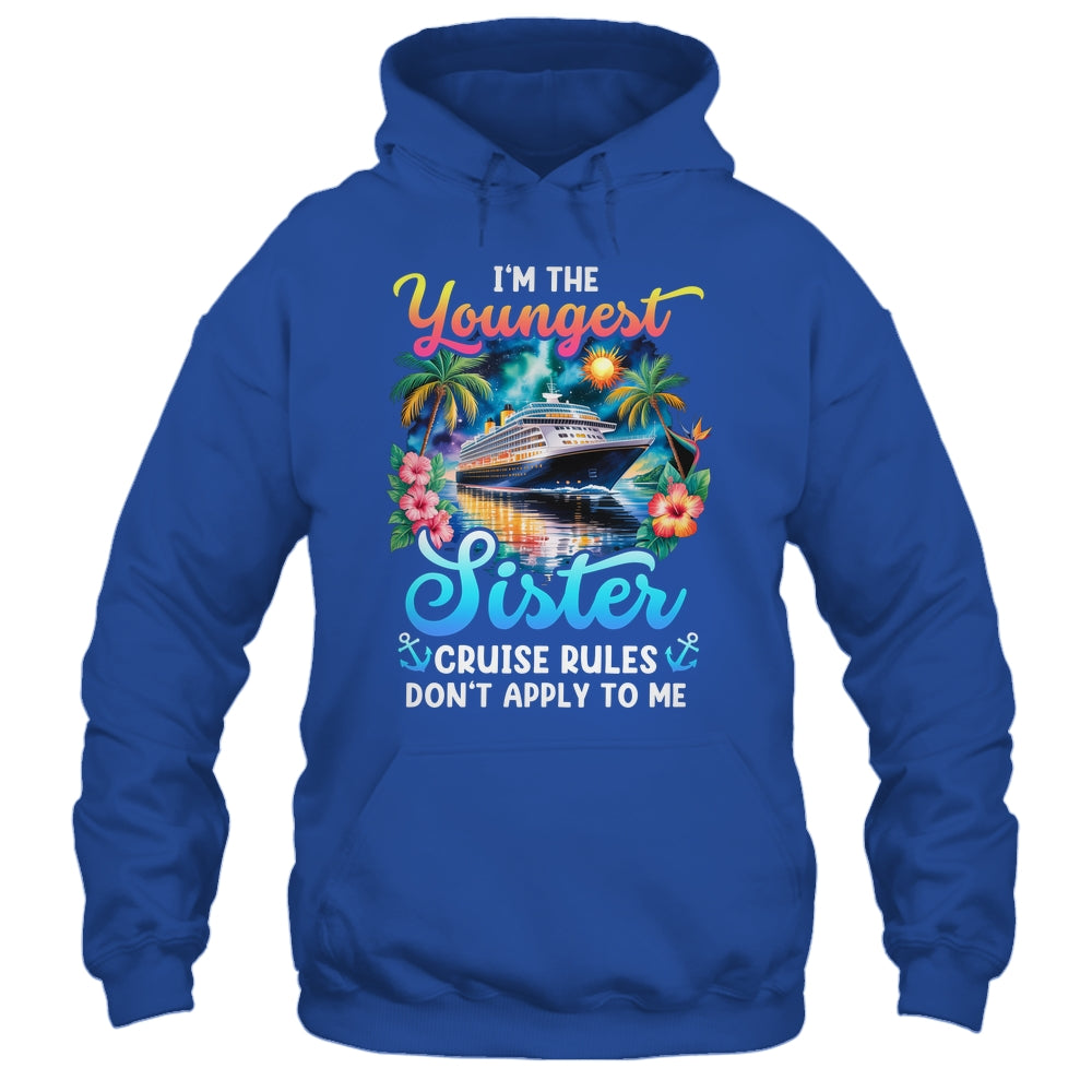 Youngest Sister Rules Don't Apply To Me Sisters Cruise 2026 Shirt & Tank Top | siriusteestore