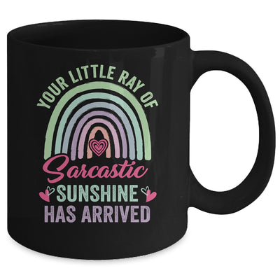 Your Little Ray Of Sarcastic Sunshine Has Arrived Vintage Mug | siriusteestore