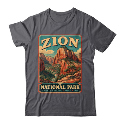 Zion National Park Utah Angels Landing Vintage Hiking Trail Shirt & Tank Top | siriusteestore