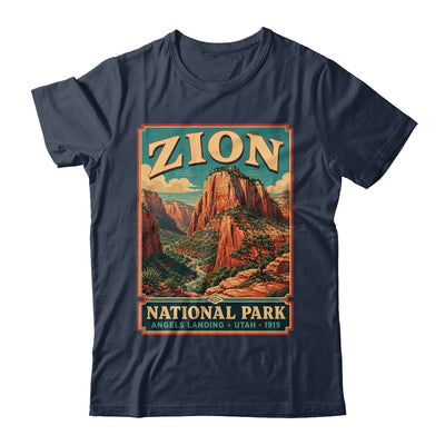 Zion National Park Utah Angels Landing Vintage Hiking Trail Shirt & Tank Top | siriusteestore