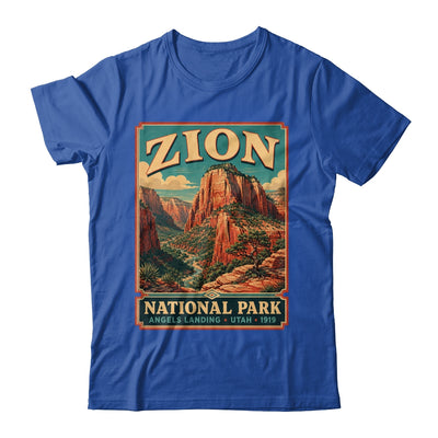 Zion National Park Utah Angels Landing Vintage Hiking Trail Shirt & Tank Top | siriusteestore
