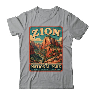 Zion National Park Utah Angels Landing Vintage Hiking Trail Shirt & Tank Top | siriusteestore