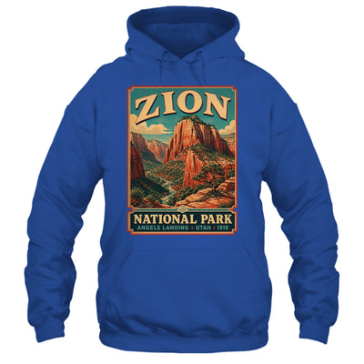 Zion National Park Utah Angels Landing Vintage Hiking Trail Shirt & Tank Top | siriusteestore