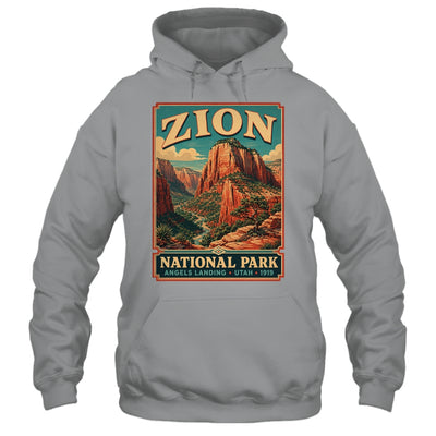 Zion National Park Utah Angels Landing Vintage Hiking Trail Shirt & Tank Top | siriusteestore