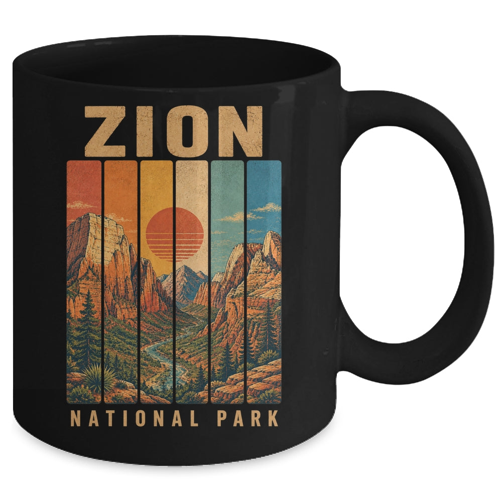 Zion National Park Utah Usa Outdoor Vintage Hiking Mug | siriusteestore