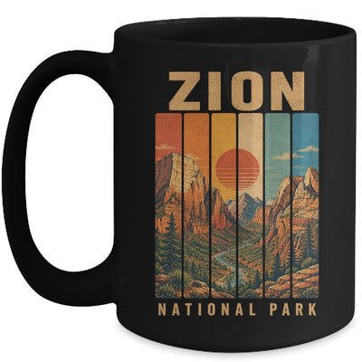 Zion National Park Utah Usa Outdoor Vintage Hiking Mug | siriusteestore