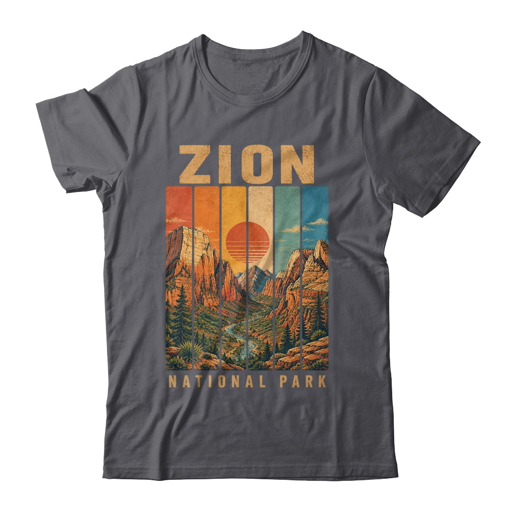 Zion National Park Utah Usa Outdoor Vintage Hiking Shirt & Tank Top | siriusteestore