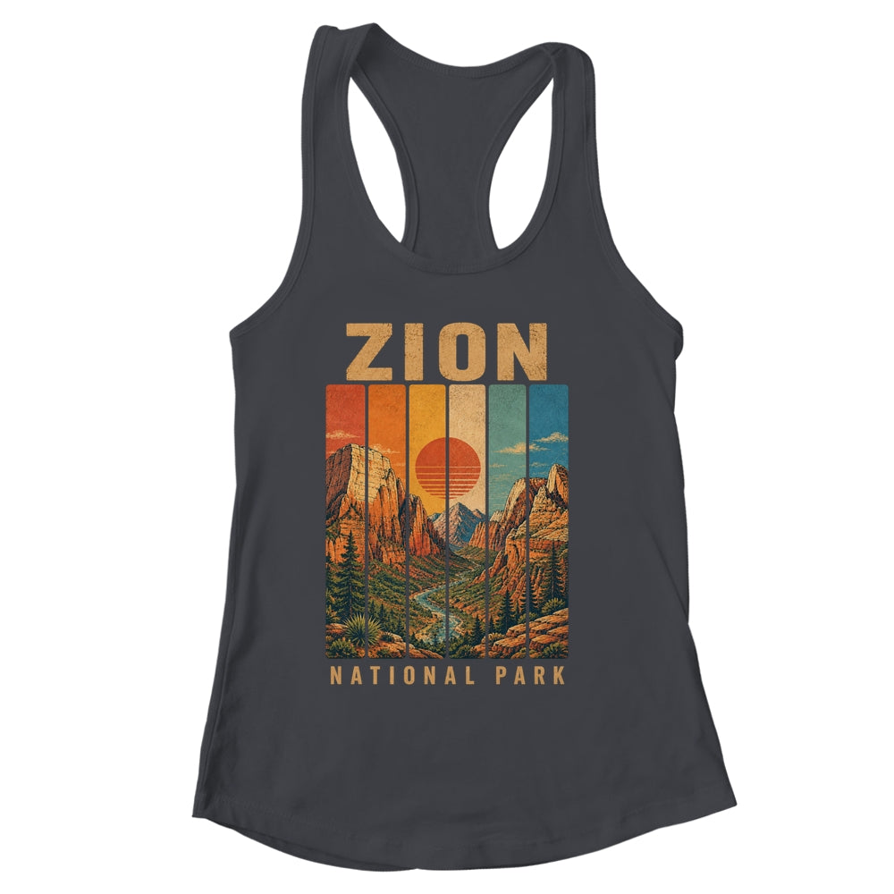 Zion National Park Utah Usa Outdoor Vintage Hiking Shirt & Tank Top | siriusteestore