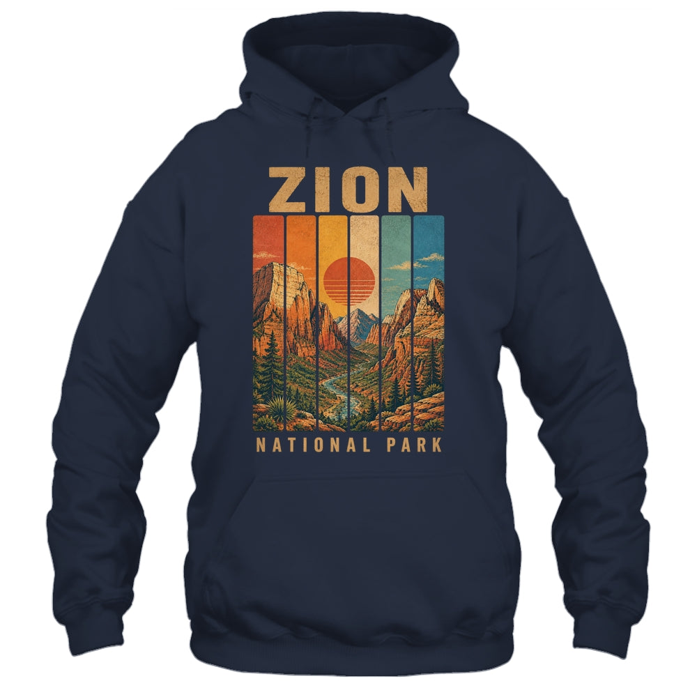 Zion National Park Utah Usa Outdoor Vintage Hiking Shirt & Tank Top | siriusteestore