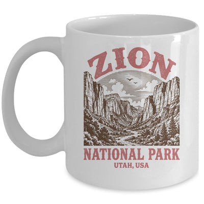 Zion National Park Utah Vintage Hiking Outdoor Men Women Mug | siriusteestore