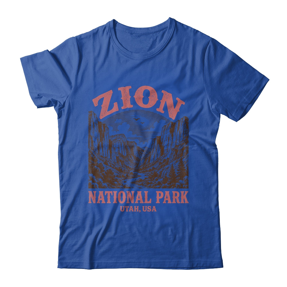 Zion National Park Utah Vintage Hiking Outdoor Men Women Shirt & Tank Top | siriusteestore