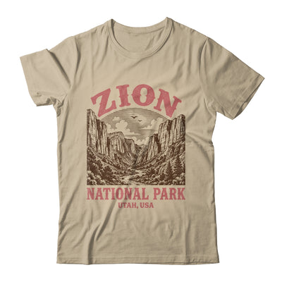 Zion National Park Utah Vintage Hiking Outdoor Men Women Shirt & Tank Top | siriusteestore