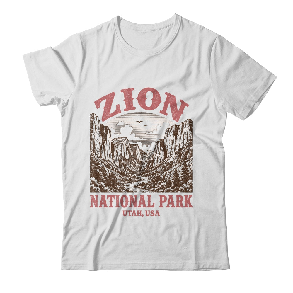 Zion National Park Utah Vintage Hiking Outdoor Men Women Shirt & Tank Top | siriusteestore