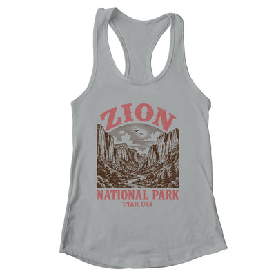 Zion National Park Utah Vintage Hiking Outdoor Men Women Shirt & Tank Top | siriusteestore