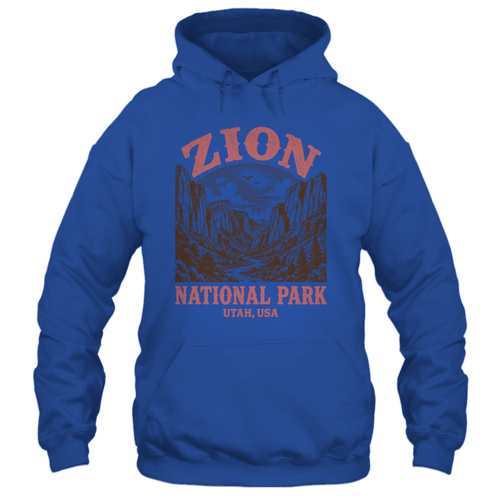 Zion National Park Utah Vintage Hiking Outdoor Men Women Shirt & Tank Top | siriusteestore