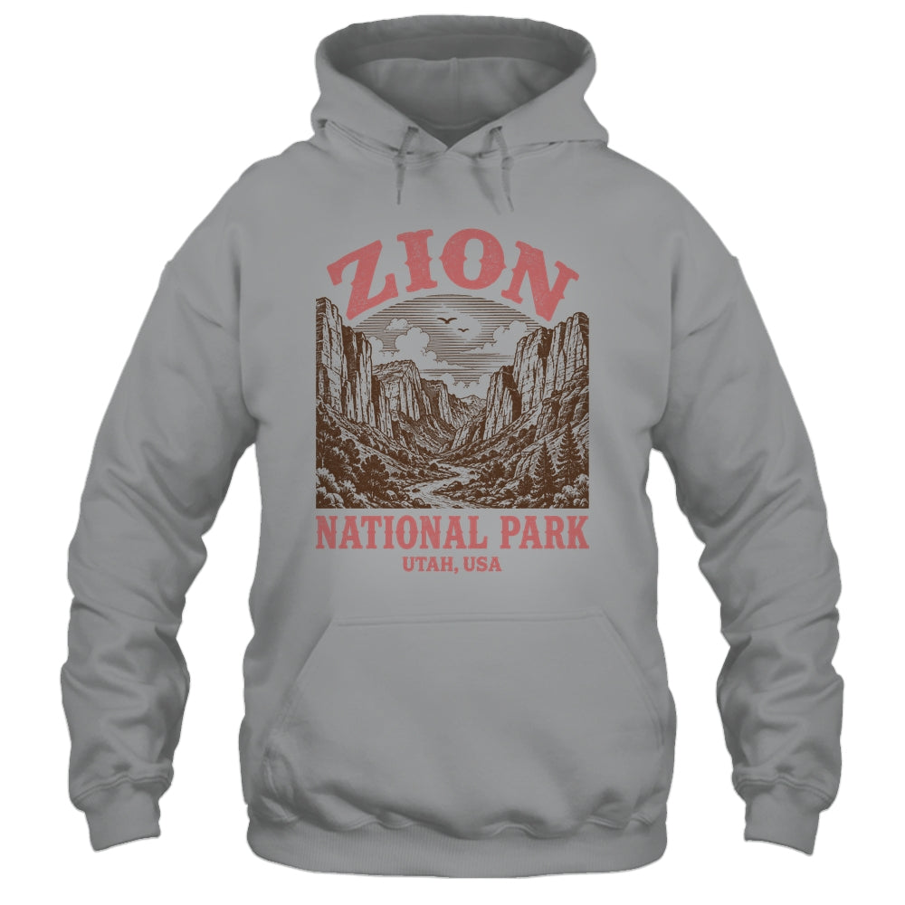 Zion National Park Utah Vintage Hiking Outdoor Men Women Shirt & Tank Top | siriusteestore