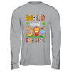 Zoo Animals Wild About Reading Books Reader Lover Librarian Shirt & Hoodie | siriusteestore