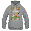 Zoo Animals Wild About Reading Books Reader Lover Librarian Shirt & Hoodie | siriusteestore