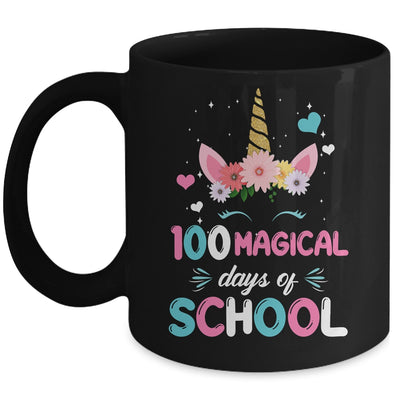 100Th Day Of Kindergarten For Girls 100 Magical Days Mug | siriusteestore