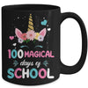 100Th Day Of Kindergarten For Girls 100 Magical Days Mug | siriusteestore