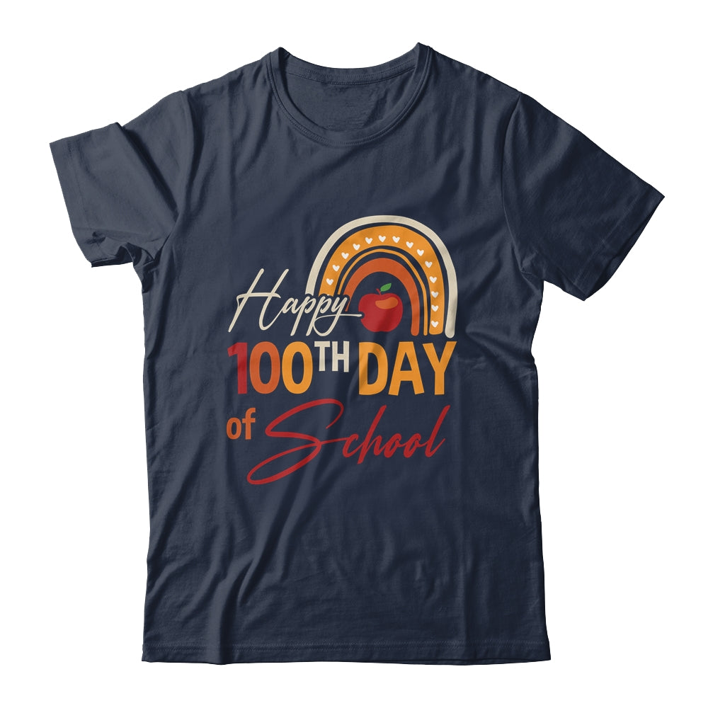100Th Day Of School Teacher Rainbow 100 Days Of School Shirt & Hoodie | siriusteestore